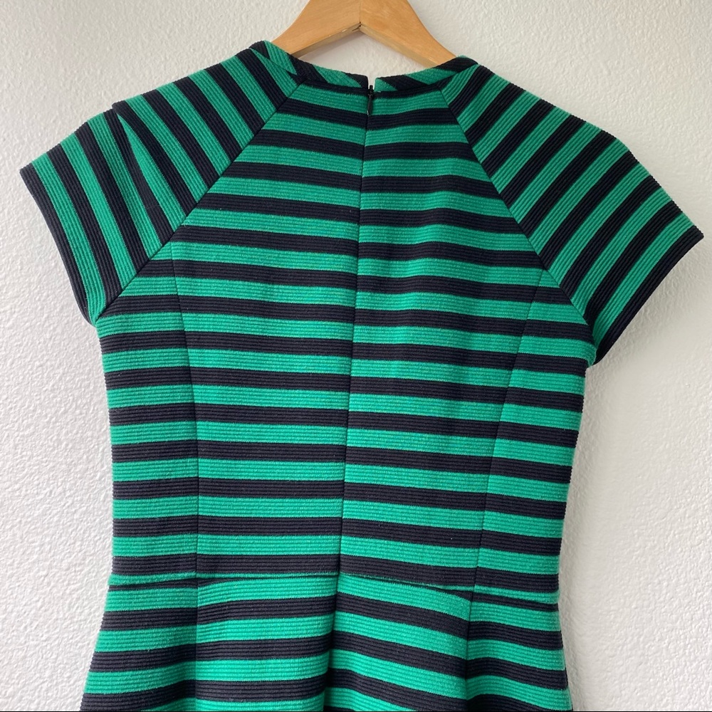 120. Banana Republic Stripe Short Sleeve Dress - Picture 9 of 12